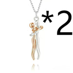 Hot Sale Affectionate Hug Necklace Couples Anniversary Valentine's Day  Gift Fashion Punk Street Style Pendant Necklace - EX-STOCK CANADA