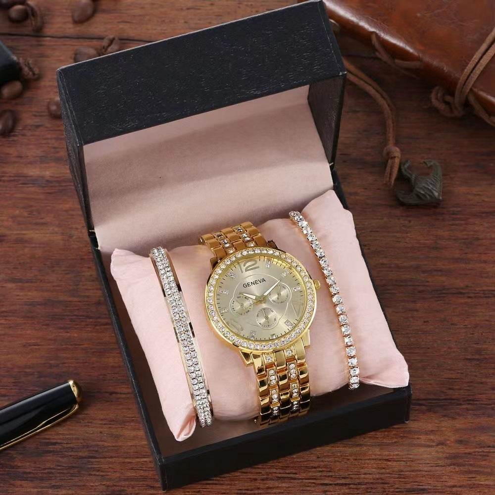 Unisex Three-piece Bracelet Watch for women - EX-STOCK Canada