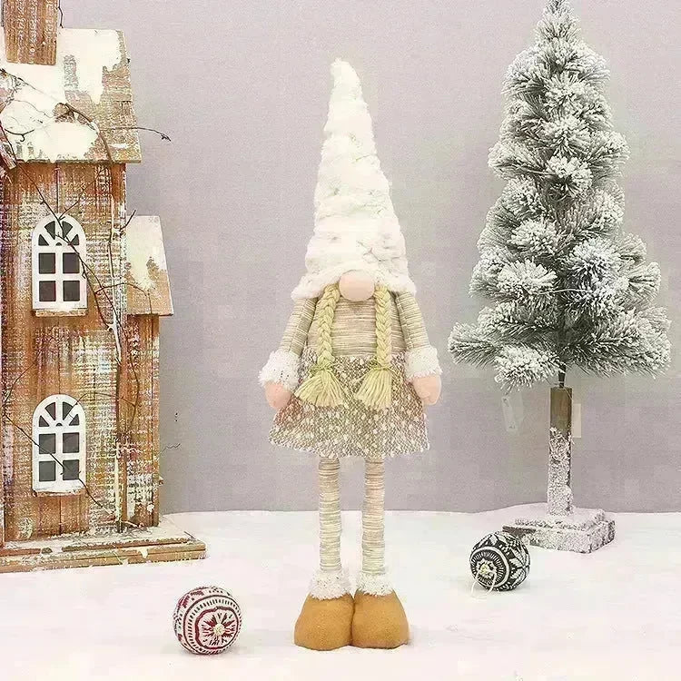 Retractable Luminous Santa Doll Rudolf Christmas Faceless Decoration Ornaments - EX-STOCK CANADA