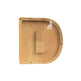 Wooden pet ramp on a white background