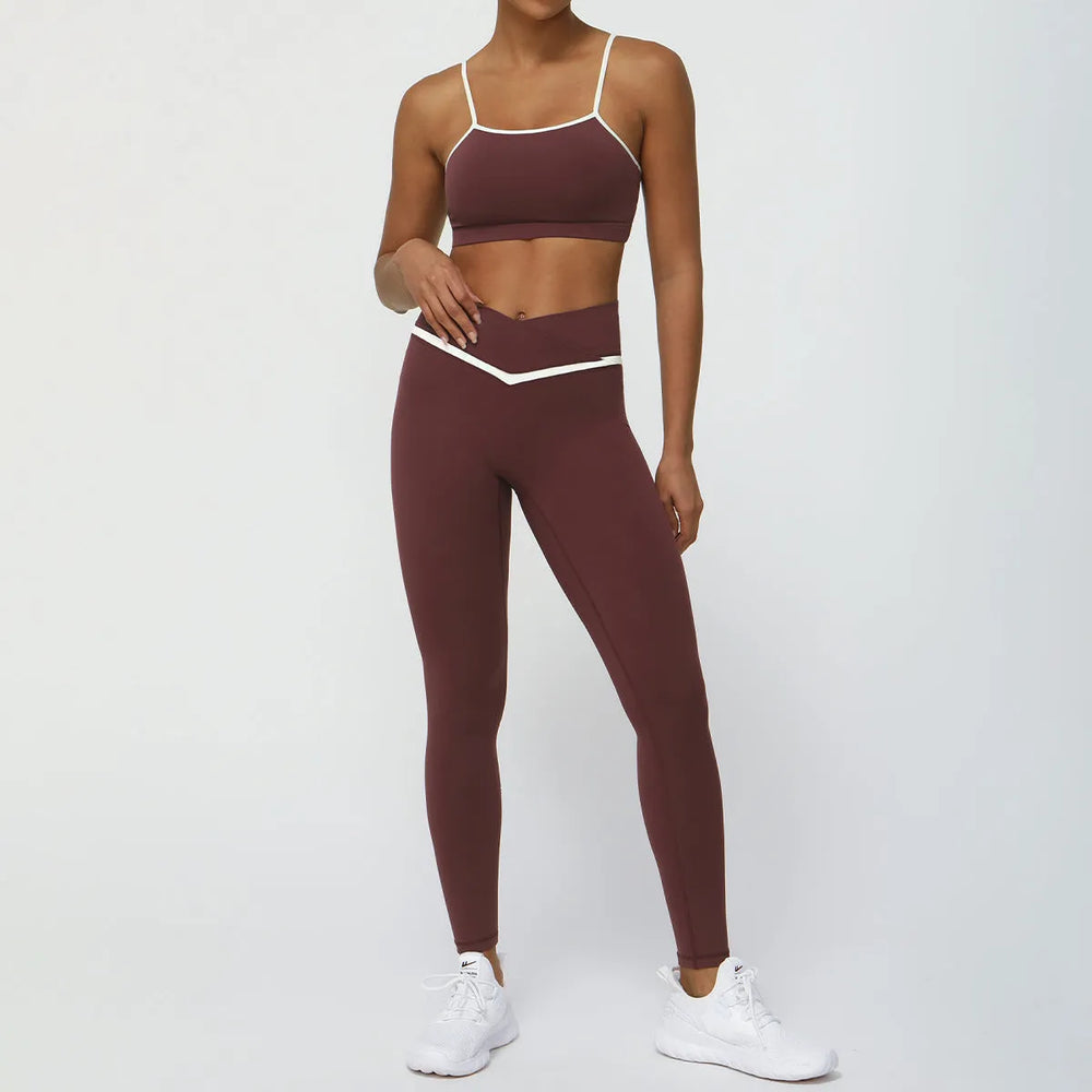 Workout Clothes for Women Running Yoga Outfit Set 2pcs - EX-STOCK CANADA