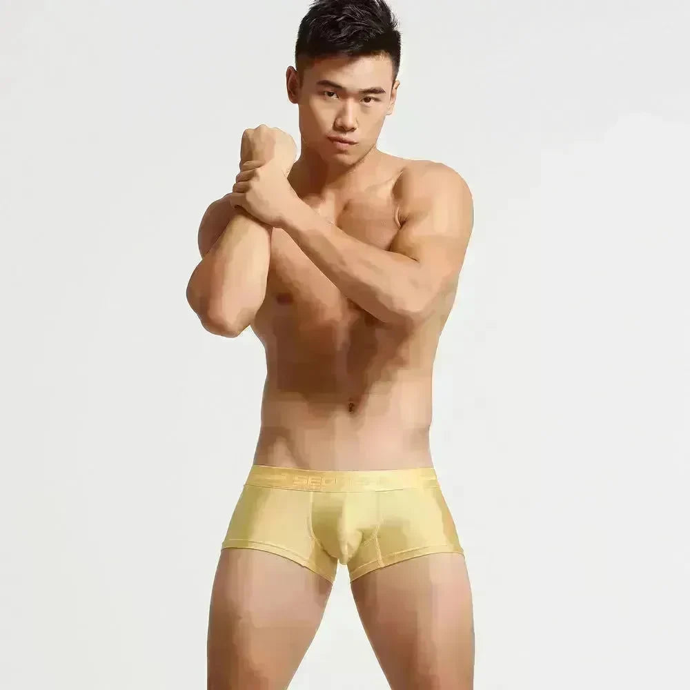 Hibbing Men's Boxer Pants U Raised Panties Flat Foot Briefs underwear - EX-STOCK CANADA