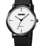 Silicone Strap Round Quartz Watch - EX-STOCK Canada