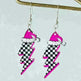 Acrylic Earrings Christmas Cute Cartoon Christmas Santa Claus Tree Football Lightning Earrings Jewelry - EX-STOCK CANADA