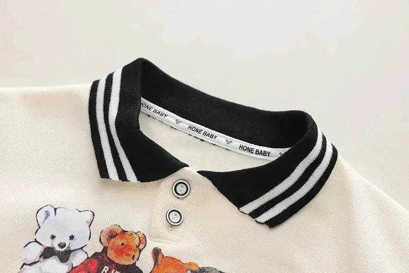 Cartoon Printed Children's Hoodie Shirt And Pants Set Two piece for boys - EX-STOCK Canada