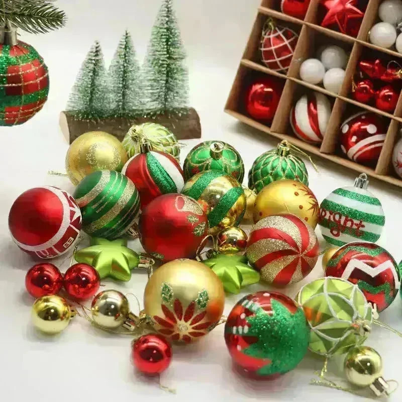 Christmas Decoration 6cm Electroplating Plastic Ball - EX-STOCK CANADA