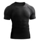 Quick Drying Men Short Sleeve Exercise Running Workout T-shirt Top - EX-STOCK Canada