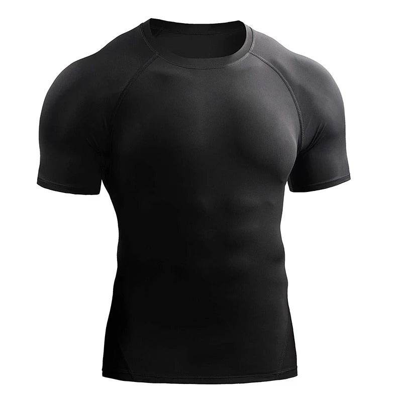 Quick Drying Men Short Sleeve Exercise Running Workout T-shirt Top - EX-STOCK Canada