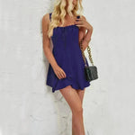 Elegant Chic Sleeveless A-line Casual Summer Mini Dress - EX-STOCK CANADA