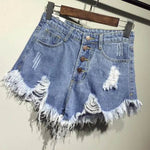 Casual Summer Women Denim Short High Waists Sexy Short Jeans - EX-STOCK Canada