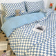 Solid Color Double Stitching Washed Cotton Duvet Cover Bedding EX-STOCK Canada 