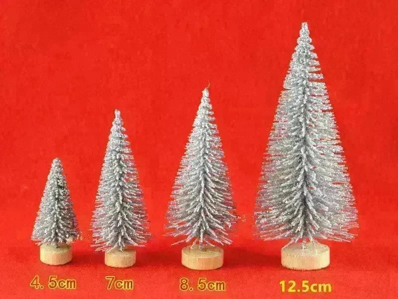 Blue Gold Silver And Red Mini Christmas Tree Ornaments - EX-STOCK CANADA
