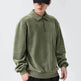 Autumn Winter Fashion Lapel Half-zip fleece Sweatshirt Pullover tops for Men - EX-STOCK Canada