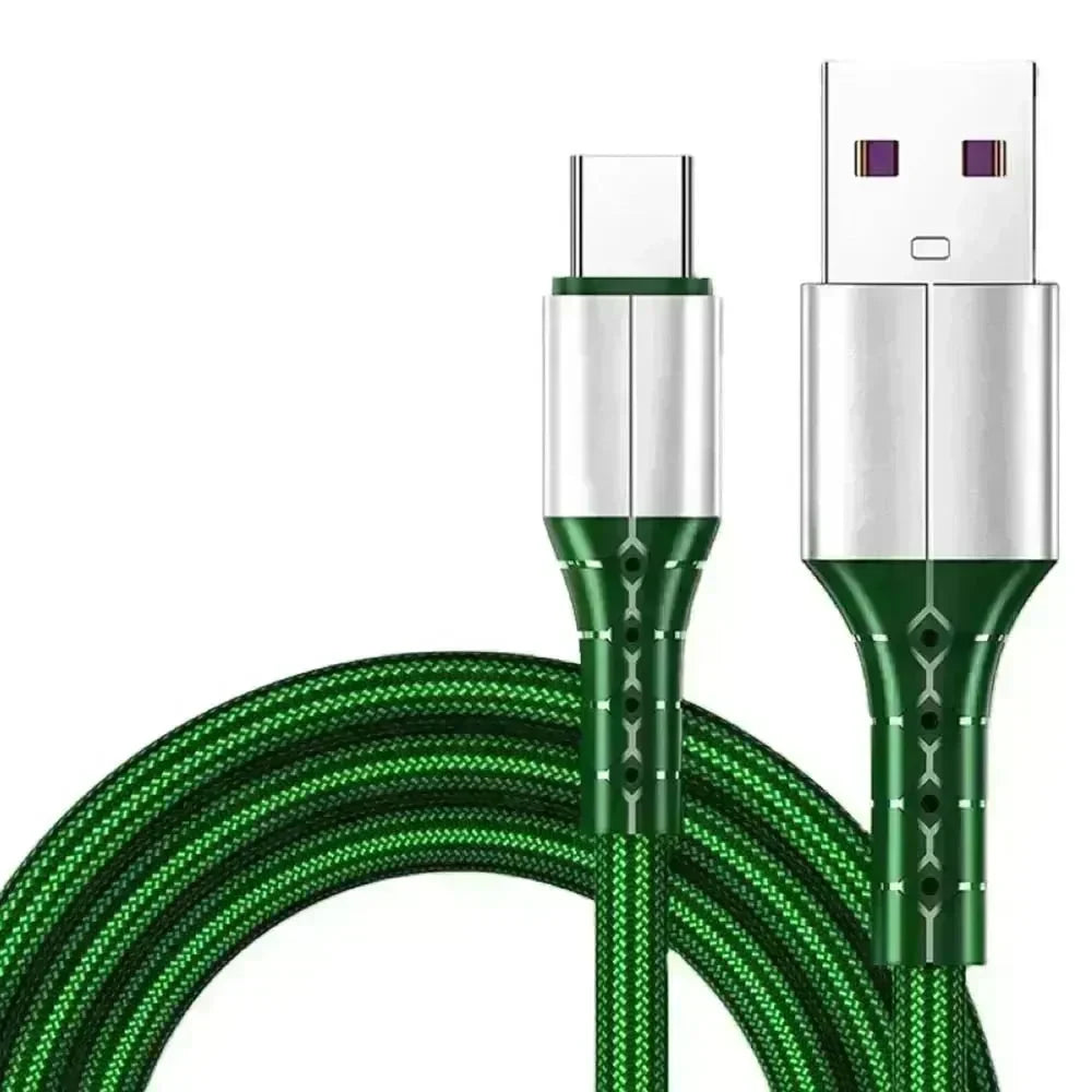 Nylon Braided Mobile Phone Fast Charging Cable - EX-STOCK CANADA