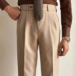 Straight Fitted All-matching formal business Office Work Suit Pants trouser  For Men - EX-STOCK CANADA
