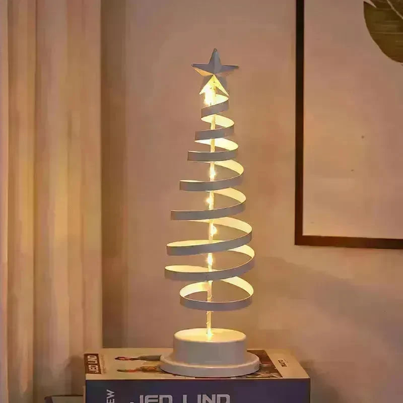 Spiral LED Light Christmas Tree Decoration Night Light Ornaments - EX-STOCK CANADA