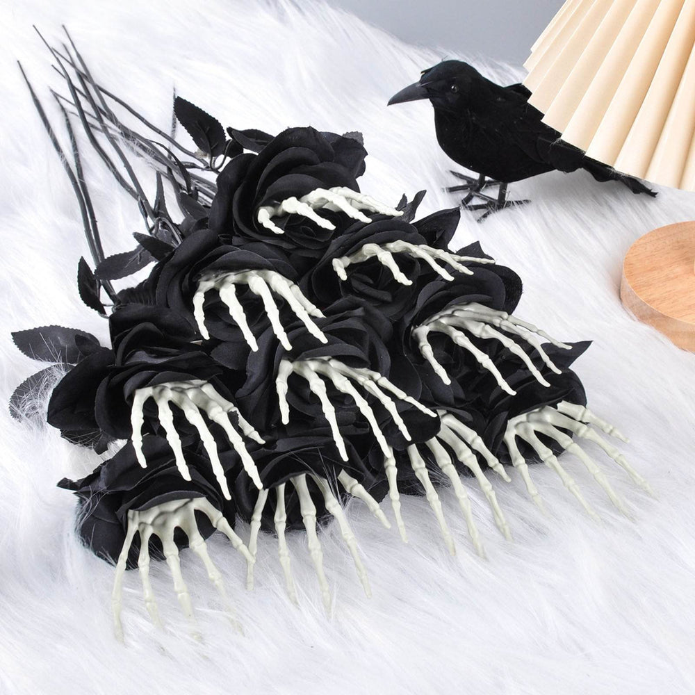 Halloween Skull Hand Rose Horror Decoration Ornaments - EX-STOCK Canada