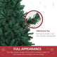 6ft Christmas Tree Unlit Artificial Spruce Full Tree With Solid Metal Stand EX-STOCK Canada 
