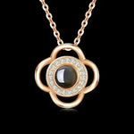 Hot Valentine's Day Gifts Metal Rose Jewelry Gift Box Necklace For Wedding Girlfriend Necklace Gifts - EX-STOCK CANADA