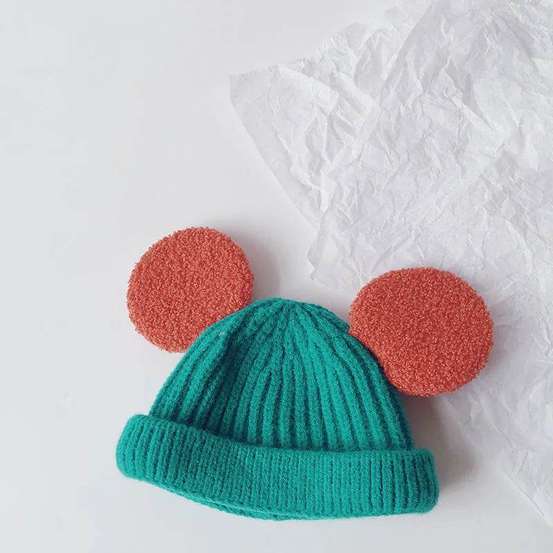 Cartoon Big Ears Children Woolen Beanie Cap - EX-STOCK Canada