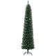 7.5FT Artificial Snow Dipped Christmas Tree Xmas Pencil Tree Holiday Home Indoor Decoration With Foldable Black Stand, Green EX-STOCK Canada 