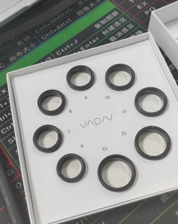 Smart Heart Rate Blood Oxygen Sleep Analysis Detection Ring Waterproof Multifunctional Ring EX-STOCK Canada 