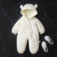 Hooded Fleece-lined Thick Baby Winter Romper Puffer Overall Jumpsuit - EX-STOCK Canada