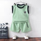 Children's Vest Suit Western Style Sleeveless Waffle two piece for boys casual wears for boys. - EX-STOCK Canada
