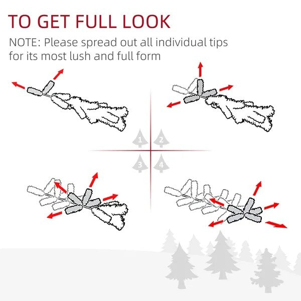 3ft Pre-Lit LED Optical Fiber Christmas Tree W  Stand EX-STOCK Canada 