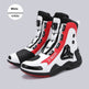 Men's Motorcycle Riding Boots – BOA Dial, Anti-Skid, Off-Road | White