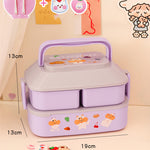 Student's Cute Multi-tiered Lunch Box Japanese Bento EX-STOCK
