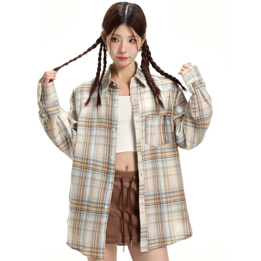 Retro Mid-length Sun Protection oversize Unisex outwear jacket and Coat Women - EX-STOCK CANADA