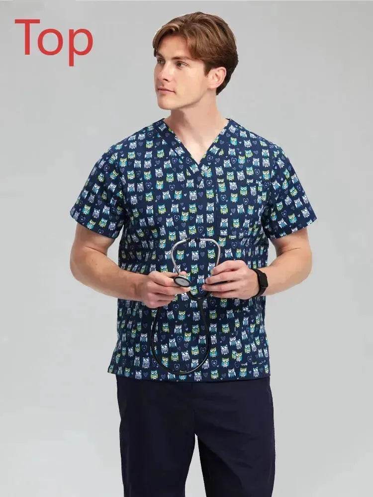 Surgical Gown Disposable Protective Pet Hospital Clothing Nurse Uniform Polyester Cotton - EX-STOCK Canada