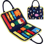 New Busy Book Children's Busy Board Dressing And Buttoning Learning Baby Early Education Preschool Sensory Learning Toy - EX-STOCK CANADA