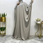 Batwing Sleeve Plain Abaya for ArabArab Women Eid Jalabiya for Women Islamic Wear for Women - EX-STOCK Canada