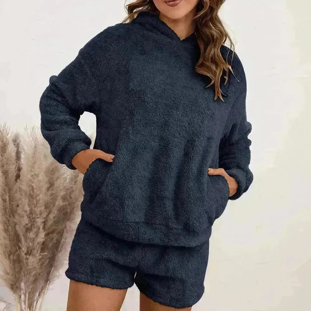 Women Hooded Sweater Suit Casual Home Wear - EX-STOCK CANADA