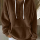 Women's Solid Color Lamb Fleece Lined Versatile Sweatshirt For Autumn And Winter EX-STOCK Canada 