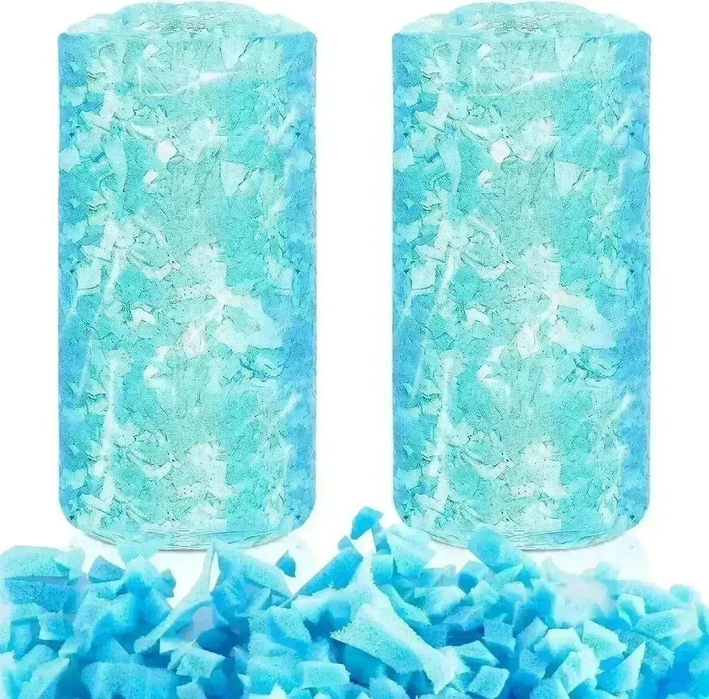 5lbs Bean Bag Filler, Shredded Memory Foam Filling For Bean Bag Chair, Dog Beds, Cushions Pillows, Added Gel Particles - EX-STOCK CANADA