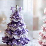 Crochet Christmas Tree Decoration DIY Material Package EX-STOCK Canada 