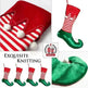 Christmas Decorations Elf Christmas Stockings Gift Bag - EX-STOCK CANADA