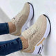 Lace Up Sneakers Women Wedge Heel Running Sports Sneakers Shoes for Women. - EX-STOCK Canada