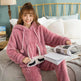 Thick Warm Coral Velvet Pajamas Sets - EX-STOCK Canada