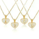 26 Letter Heart-shaped Necklace White Shell Love Clavicle Chain Fashion Personalized Necklace For Women Jewelry Valentine's Day - EX-STOCK CANADA