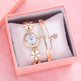 Women's Bracelet Watch Flower Disk Two-piece Bracelet Set - EX-STOCK Canada