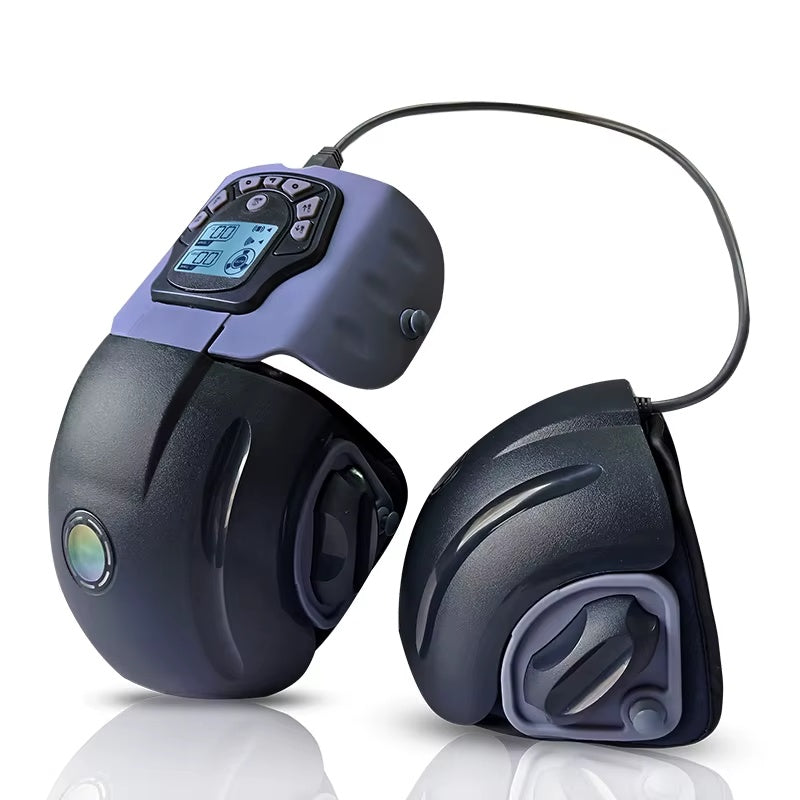 Ergonomic Design And Adjustable Heating Knee Massager Multi Frequency Vibration Joint Massager EX-STOCK Canada 