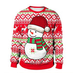Autumn Winter Fashion Ugly Christmas Sweater Santa Elf Funny Pullover Womens Mens Print Sweaters Tops Clothing - EX-STOCK Canada