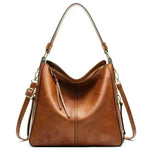 Women High Capacity PU Leather Handbags Fashion Commuting Crossbody Shoulder Hand Bag Shopping Totes - EX-STOCK CANADA
