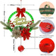 Christmas Luminous LED Light Garland Door Hanging wreaths Decorations - EX-STOCK CANADA