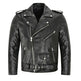Black Casual Leather Clothing Motorcycle Men's Leather Coat