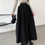 Women's All-matching Slim Fit Temperament Pleated Maxi Skirt - EX-STOCK Canada